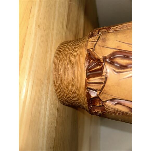 MCM Fratelli Fanciullacci Italian Ceramic Pottery Carved Female Form 13.25” Vase - Picture 16 of 16